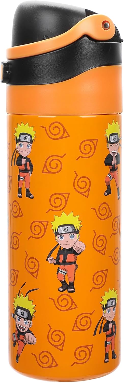 NARUTO - Naruto Khargo 24 Oz. Stainless Steel Tumbler With Flip-Top Lid