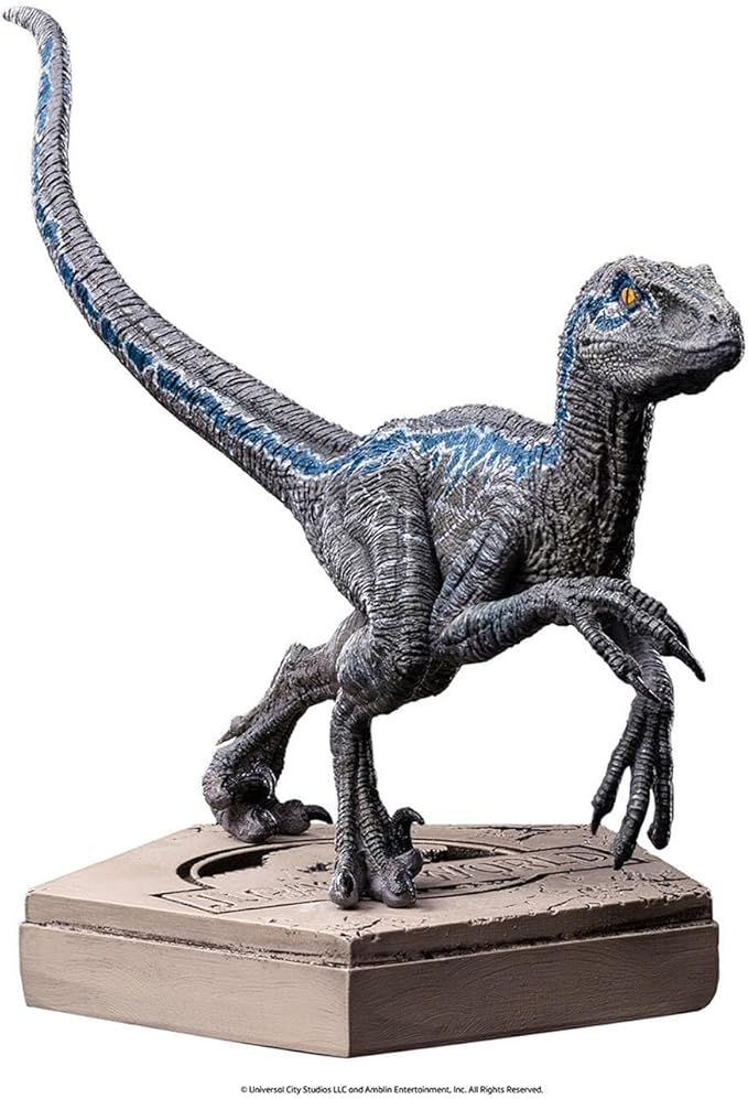 Iron Studios - Icons - Jurassic World - Velociraptor Blue (A)