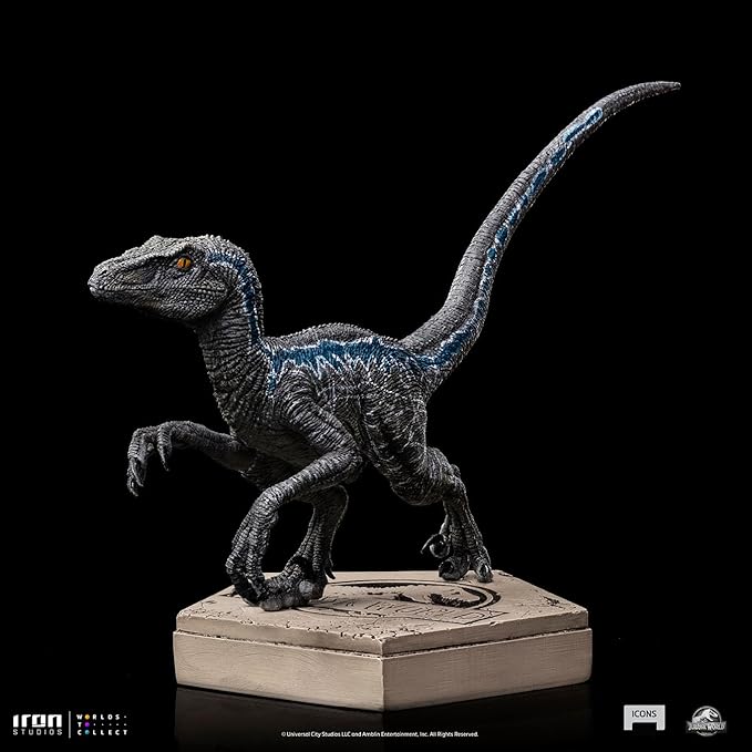 Iron Studios - Icons - Jurassic World - Velociraptor Blue (A)