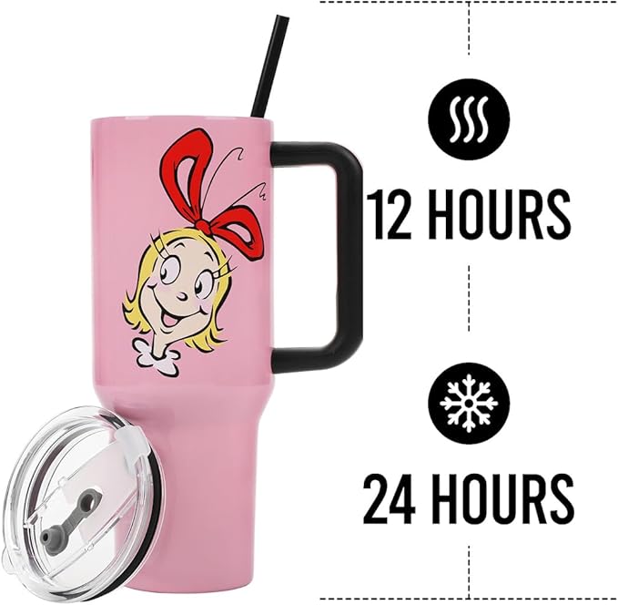 THE GRINCH - Cindy Lou Who 40oz SS Tumbler w/Acrylic Straw