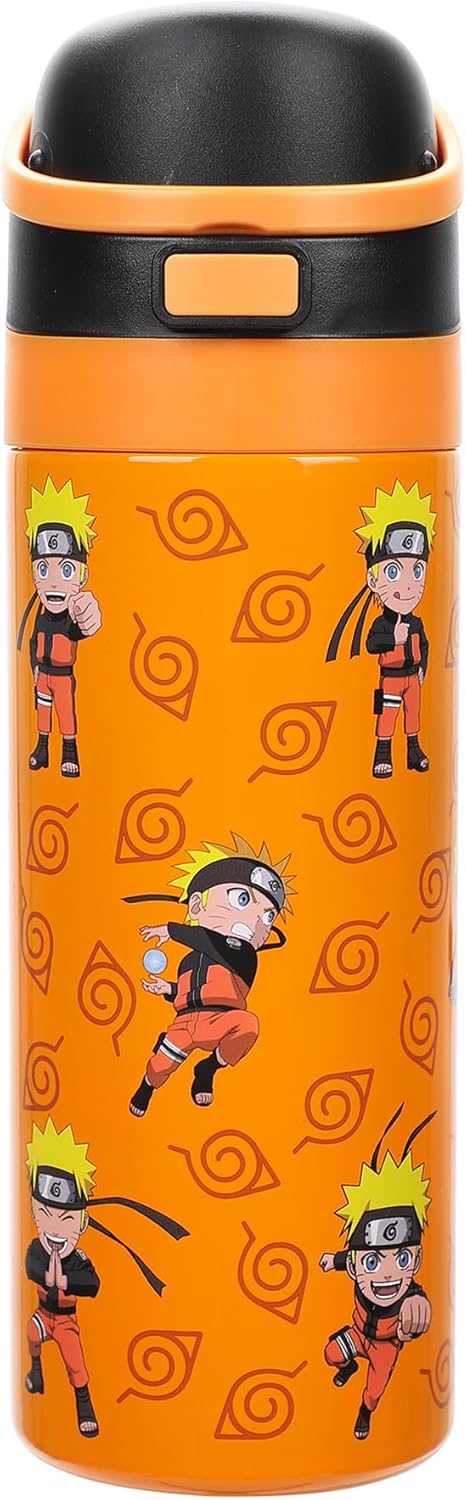 NARUTO - Naruto Khargo 24 Oz. Stainless Steel Tumbler With Flip-Top Lid
