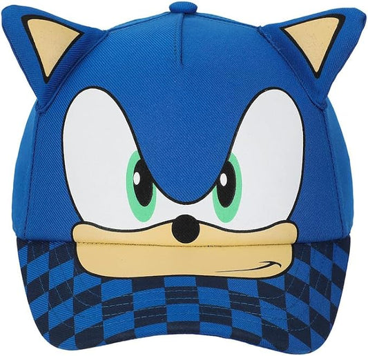 SONIC - 3D Ears Checkered Youth Snapback