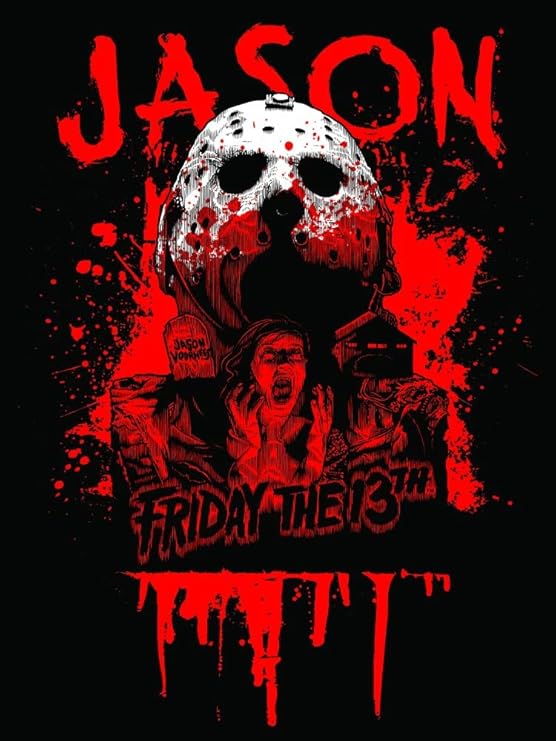 FRIDAY THE 13TH - Jason Vorhees Black T-Shirt