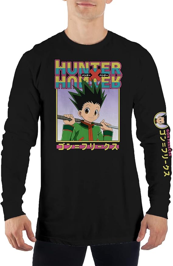 HUNTER X HUNTER - Gon Freecss Black Long Sleeve T-Shirt