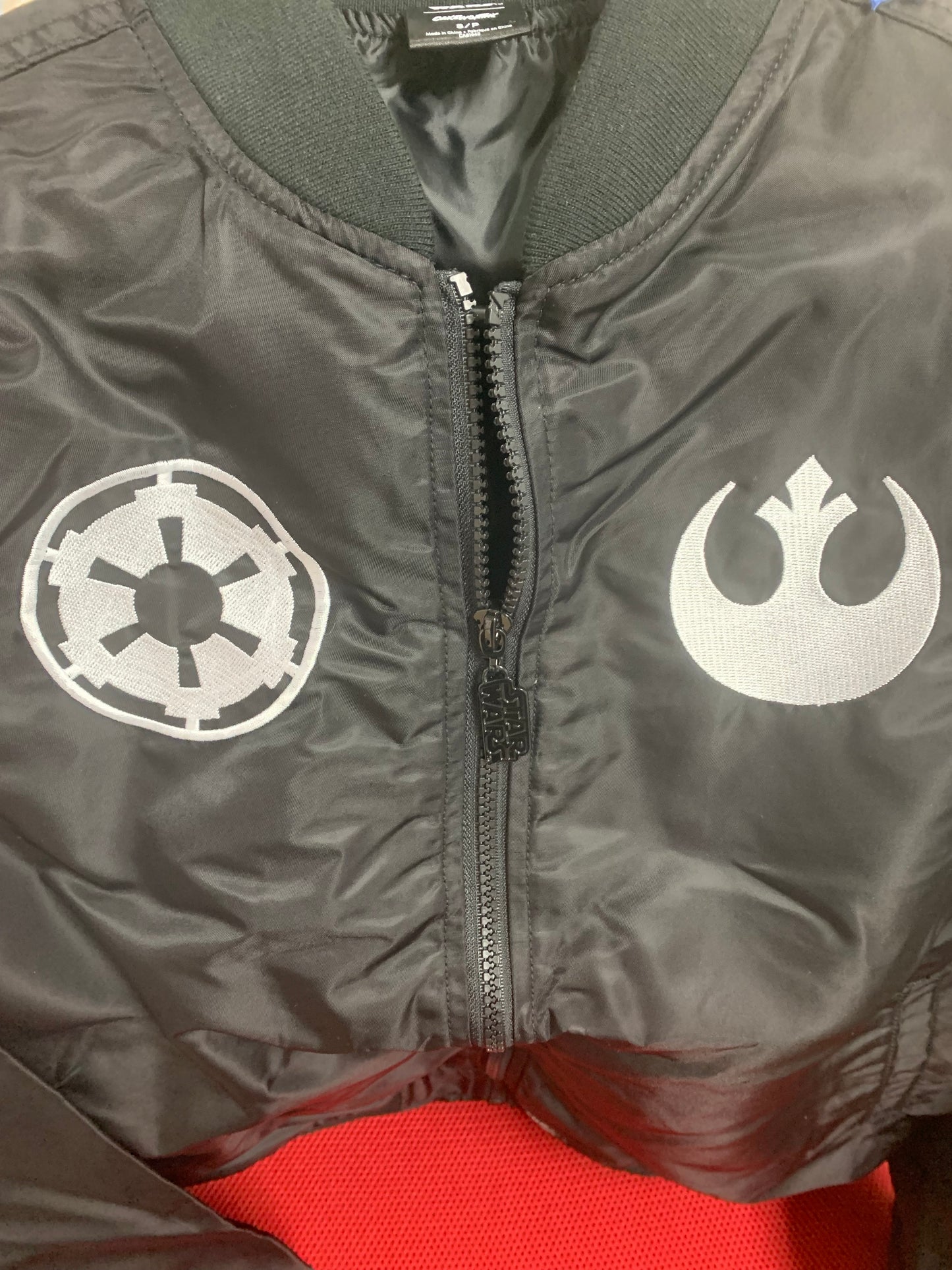 STAR WARS - Star Wars Glow Light Saber Bomber Jacket