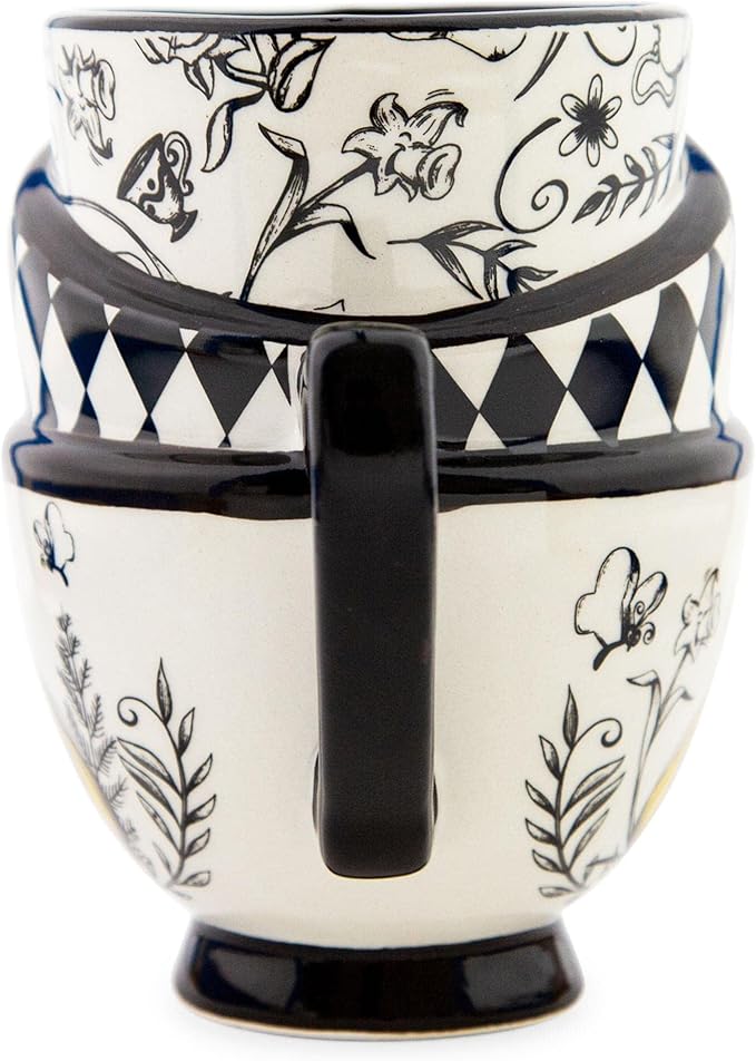 ALICE IN WONDERLAND - Disney Alice in Wonderland Stacked Teacups Sculpted Ceramic Mug