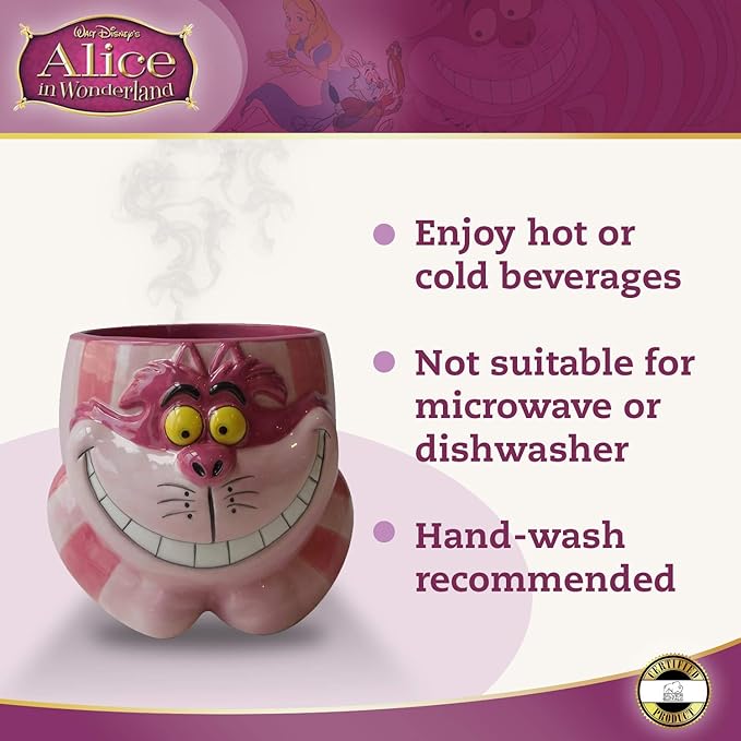 ALICE IN WONDERLAND - Alice in Wonderland 3D Shaped Mug – Cheshire Cat