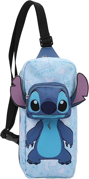 LILO & STITCH - Crossbody Sling Bag With Adjustable Strap