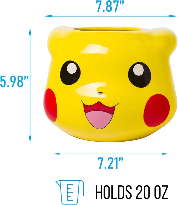 POKEMON - Pokémon 3D Shaped Mug – Pikachu (Classic)