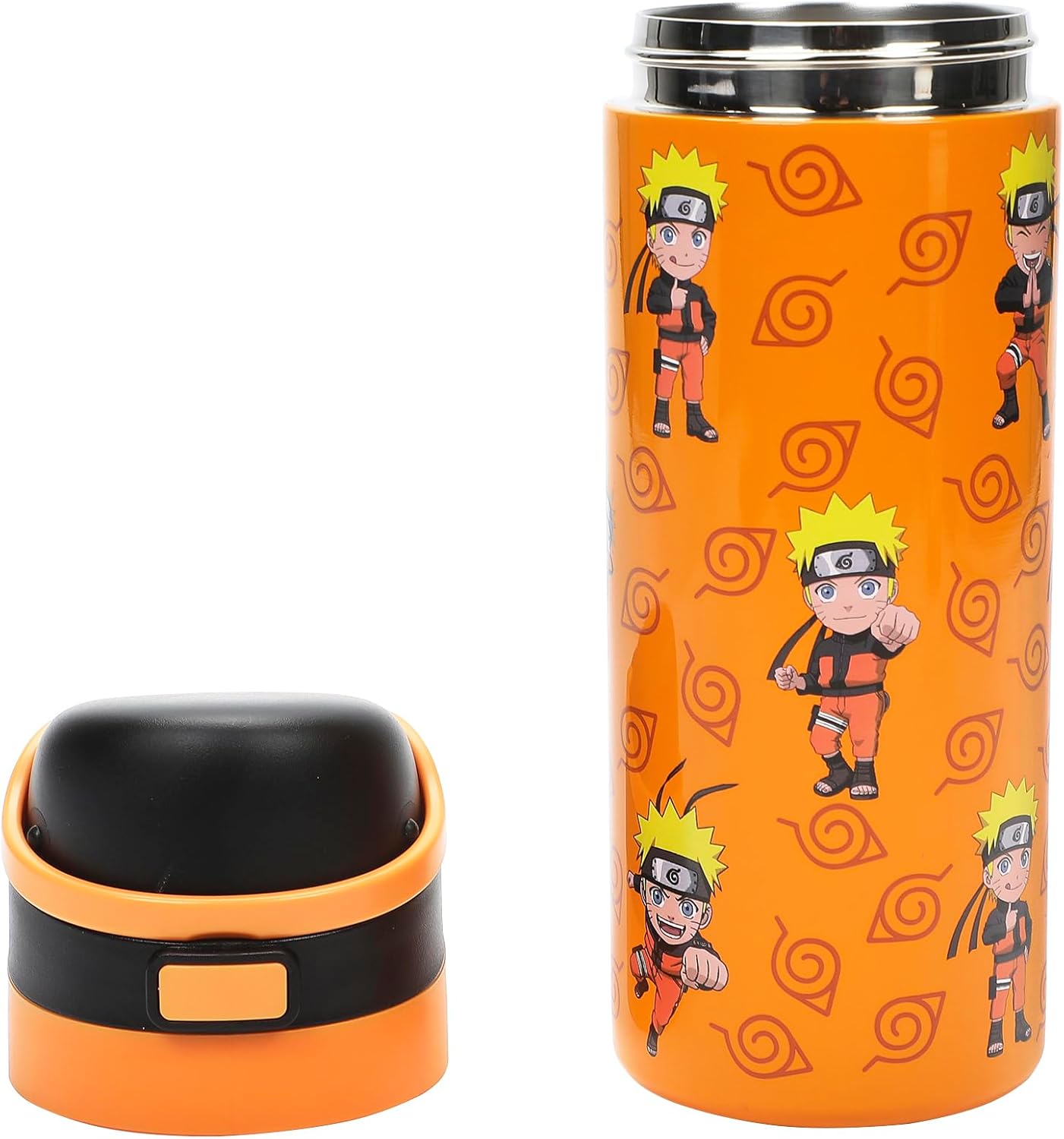 NARUTO - Naruto Khargo 24 Oz. Stainless Steel Tumbler With Flip-Top Lid