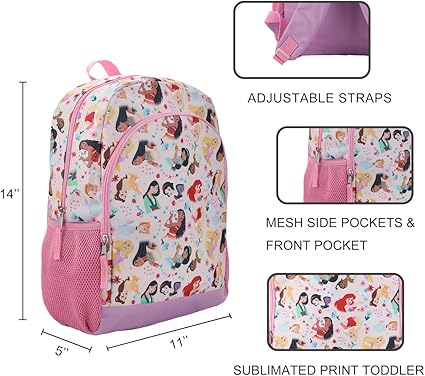 DISNEY - PRINCESS AOP Kids Backpack