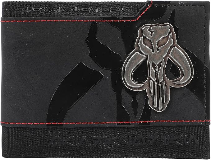 STAR WARS - Mandalorian Mythosaur Skull Symbol Wallet