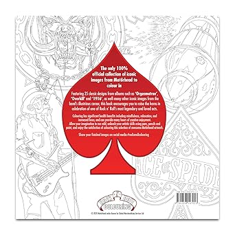 MOTORHEAD - The Official Motorhead Coloring Book "Est 1975"