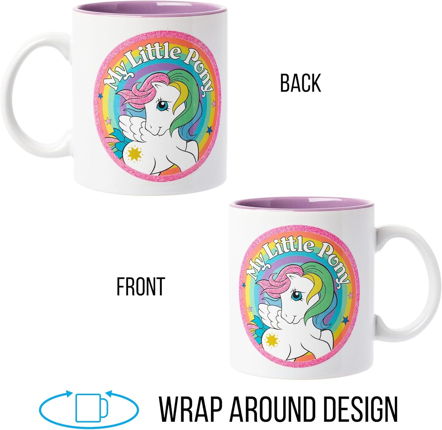 MY LITTLE PONY - My Little Pony Jumbo Mug – Retro (Glitter)