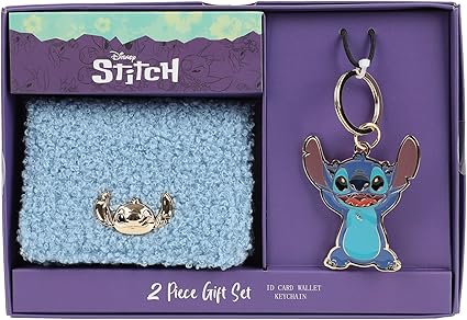 LILO & STITCH - Lilo & Stitch Furry 2 Piece Wallet & Keychain Gift Set