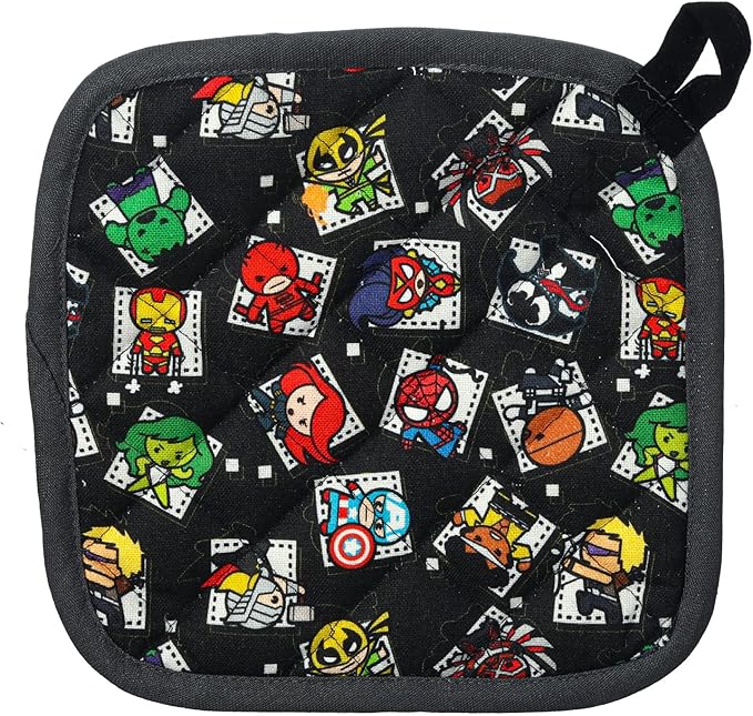 Marvel Kawaii Dish Towel and Potholder Set