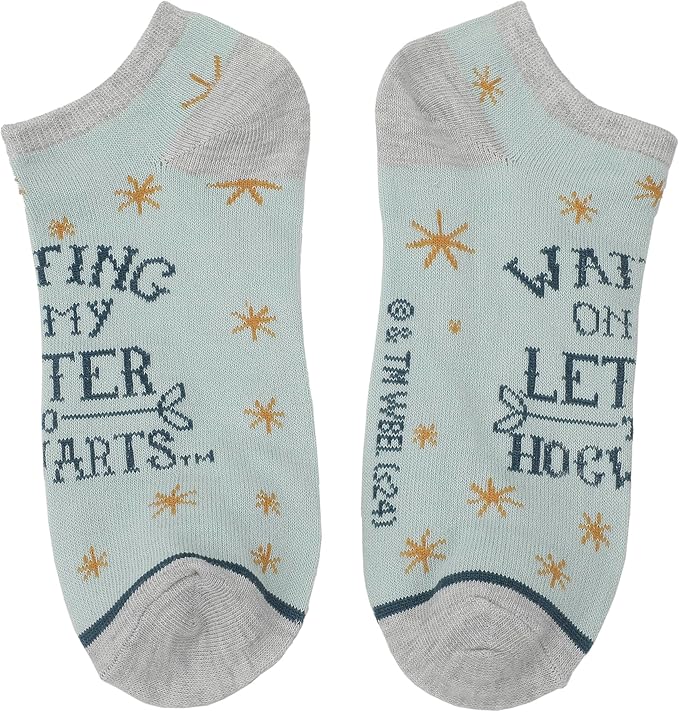 HARRY POTTER - Hedwig Letters Solemnly Swear Icons Hogwarts Crest knit Socks