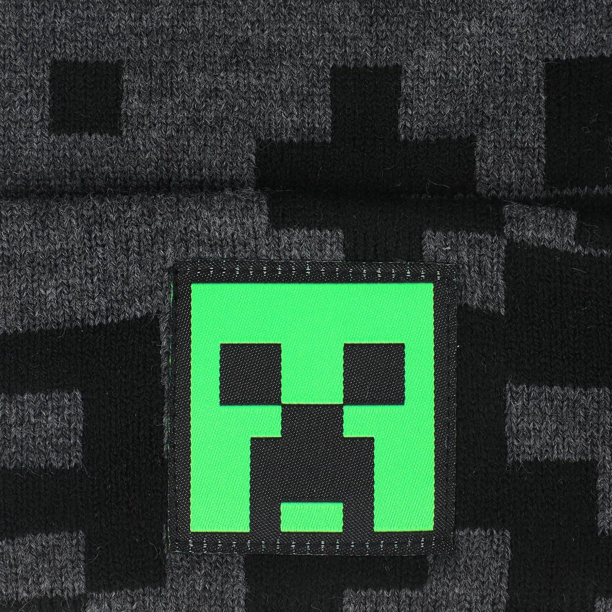 MINECRAFT - Knit Beanie With Fur Pom and gloves
