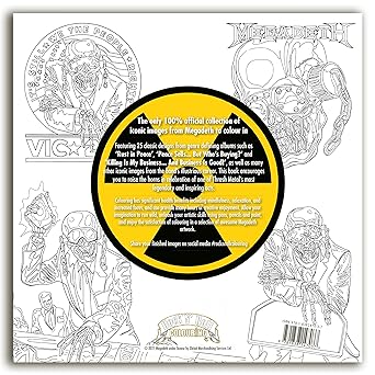 MEGADETH - The Official Megadeth Coloring Book "Peace sells but who's buying?"