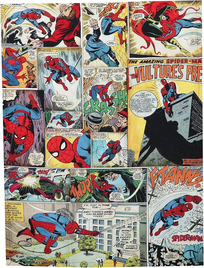 Marvel Spider-Man Action Wall Dish Towel and Oven Mitt Set