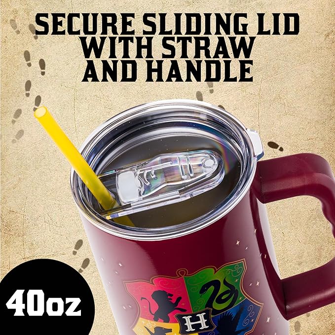 HARRY POTTER - Harry Potter 40oz Steel Tumbler - Hogwarts