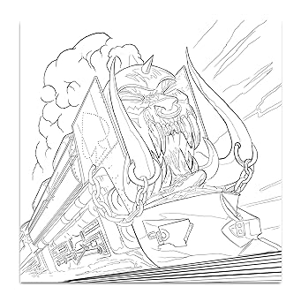 MOTORHEAD - The Official Motorhead Coloring Book "Est 1975"