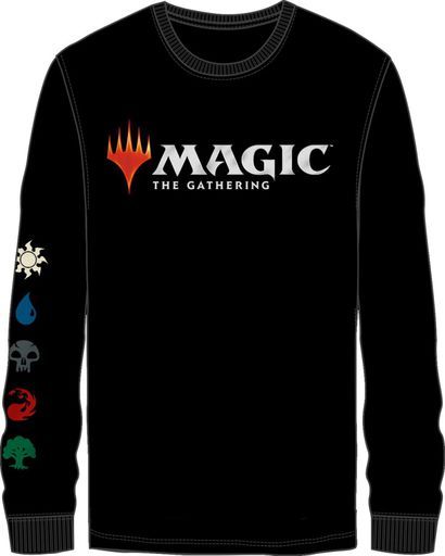 Magic the Gathering - Magic logo and symbols Black long sleeve