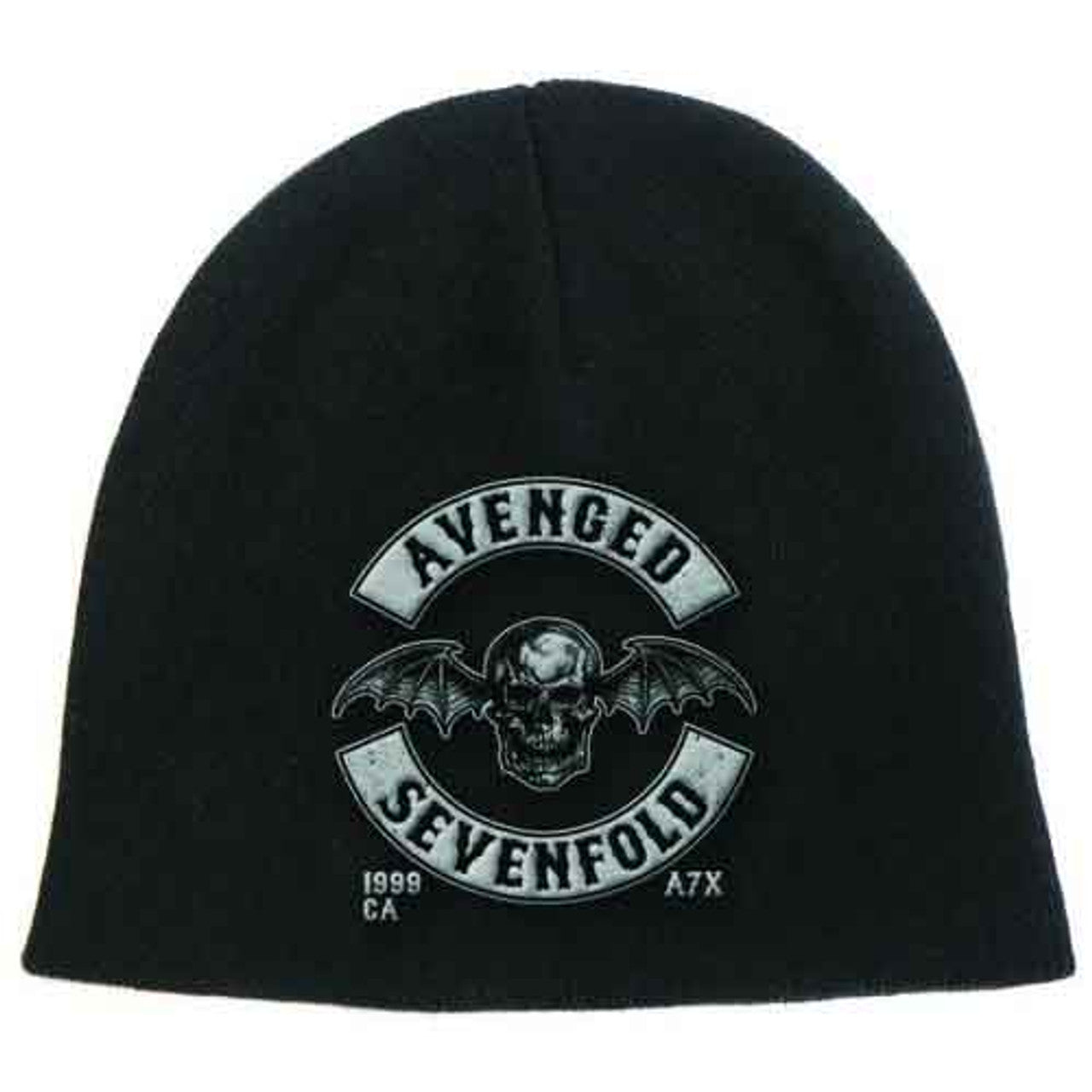 AVENGED SEVENFOLD - Unisex Beanie Hat: Death Bat Crest (Black)