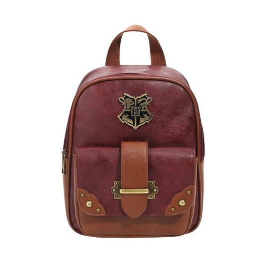 HARRY POTTER - Hogwarts Crest Metal Badge 11-Inch Mini Backpack
