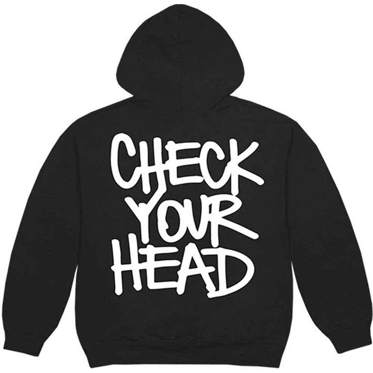 THE BEASTIE BOYS - Unisex Pullover Hoodie: Check Your Head (Black) (Back Print)