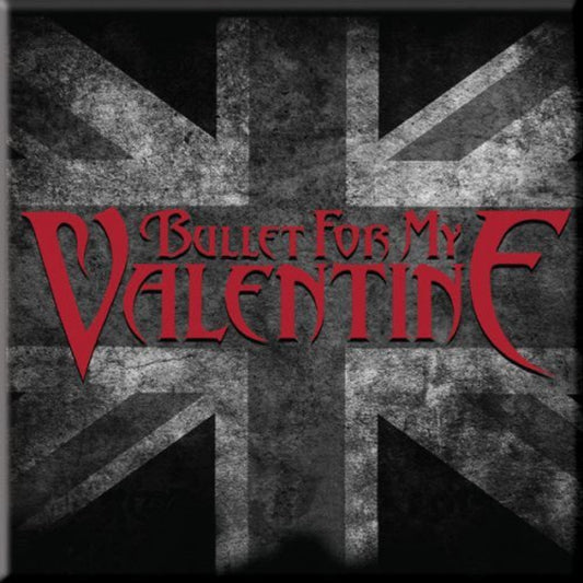 BULLET FOR MY VALENTINE - Fridge Magnet: UK Flag