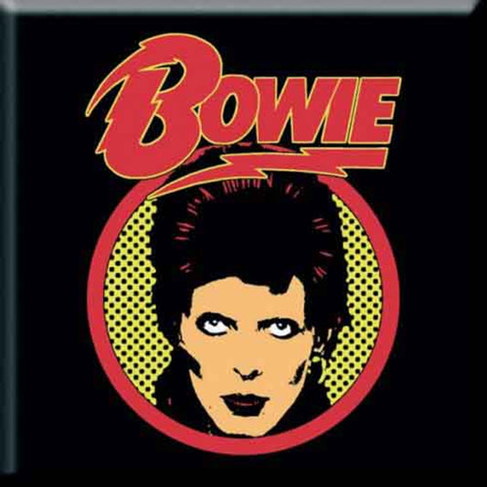 DAVID BOWIE - Fridge Magnet: Flash Logo