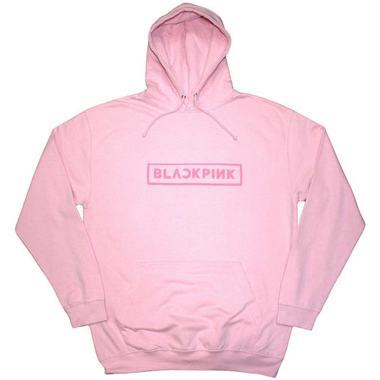 BLACKPINK - Unisex Pullover Hoodie: Logo (Pink)