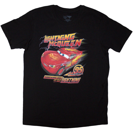 CARS -  Disney Unisex T-Shirt: Cars Thunder Always Comes (Black)
