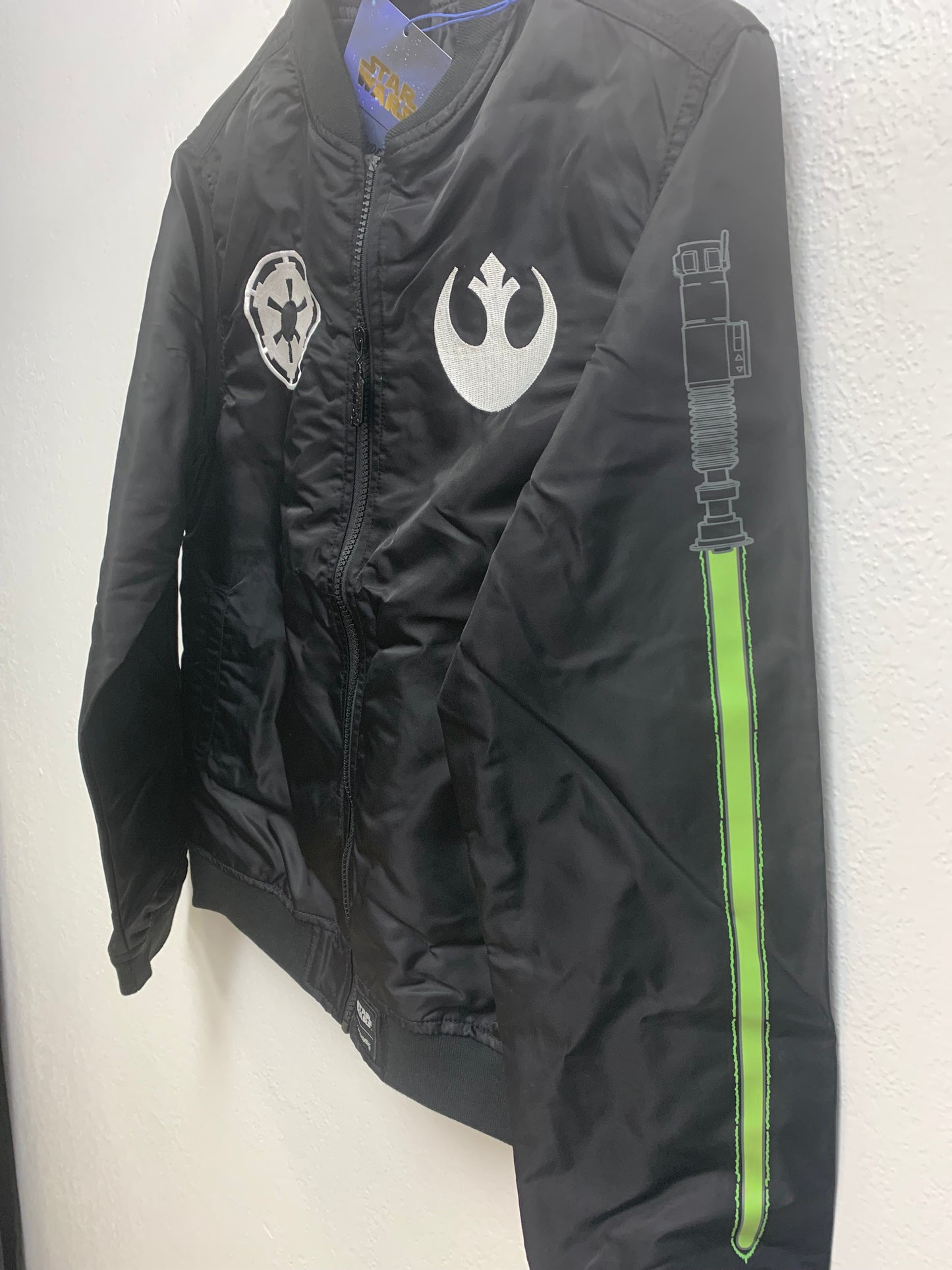 STAR WARS - Star Wars Glow Light Saber Bomber Jacket