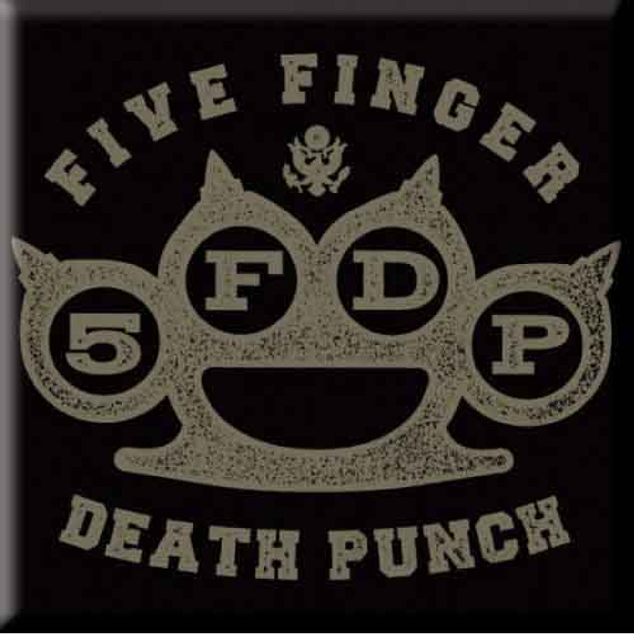 FIVE FINGER DEATH PUNCH - Fridge Magnet: Brass Knuckle
