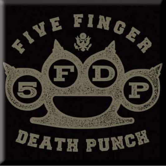 FIVE FINGER DEATH PUNCH - Fridge Magnet: Brass Knuckle
