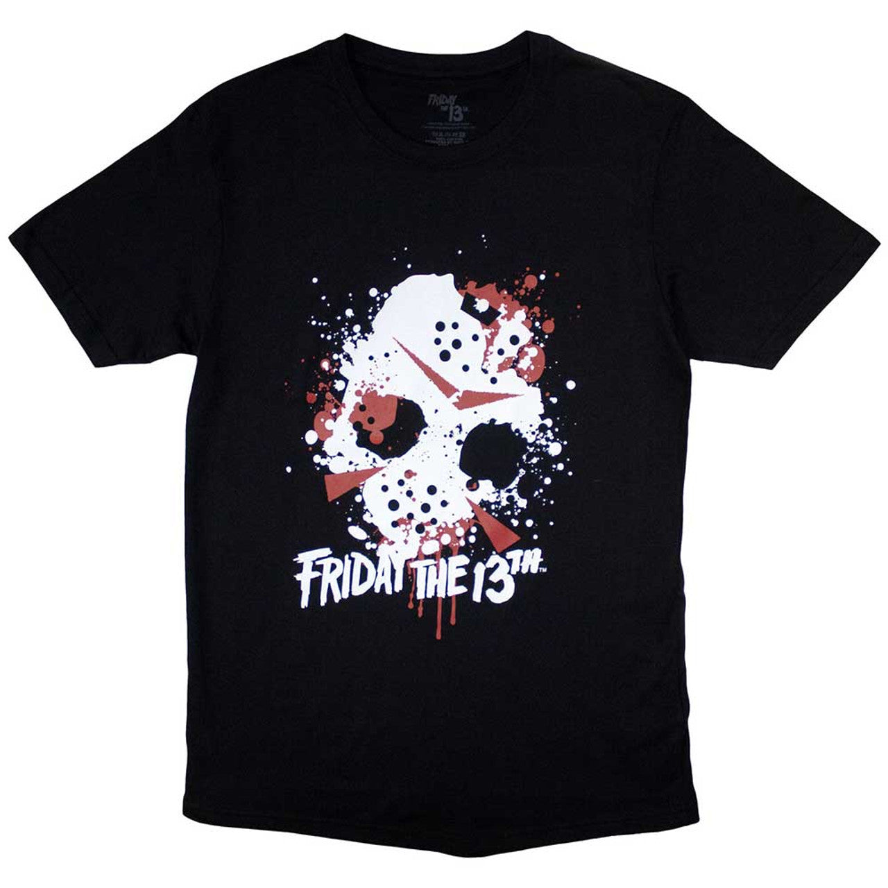 FRIDAY THE 13TH -  Unisex T-Shirt: Jason Blood Splat (Black)