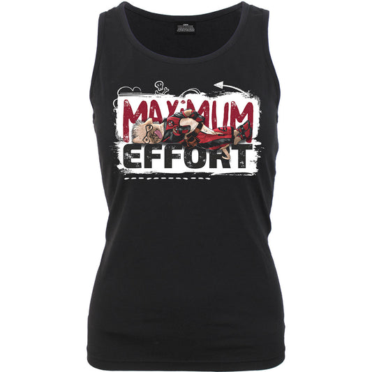 MARVEL UNIVERSE - Unisex T-Shirt: Deadpool MAXIMUM EFFORT - RazorBack Tank Top