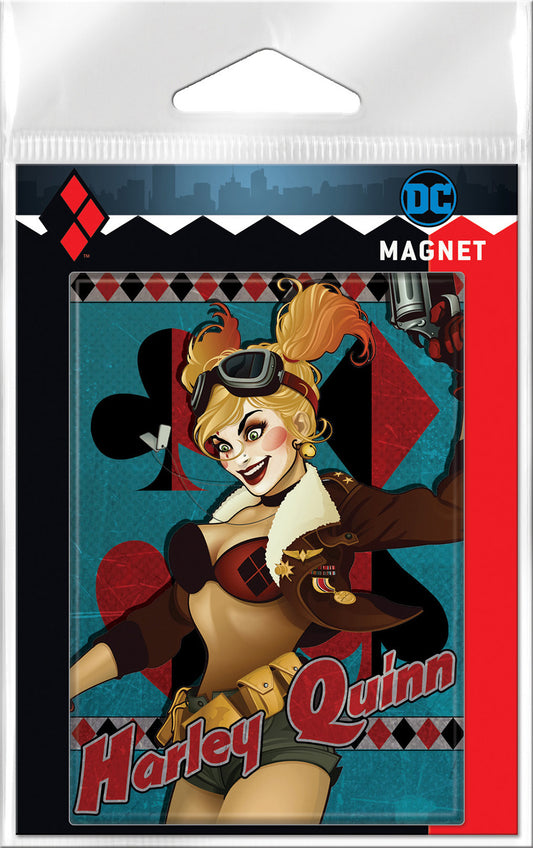 DC Bombshells Harley Quinn Carded Magnet
