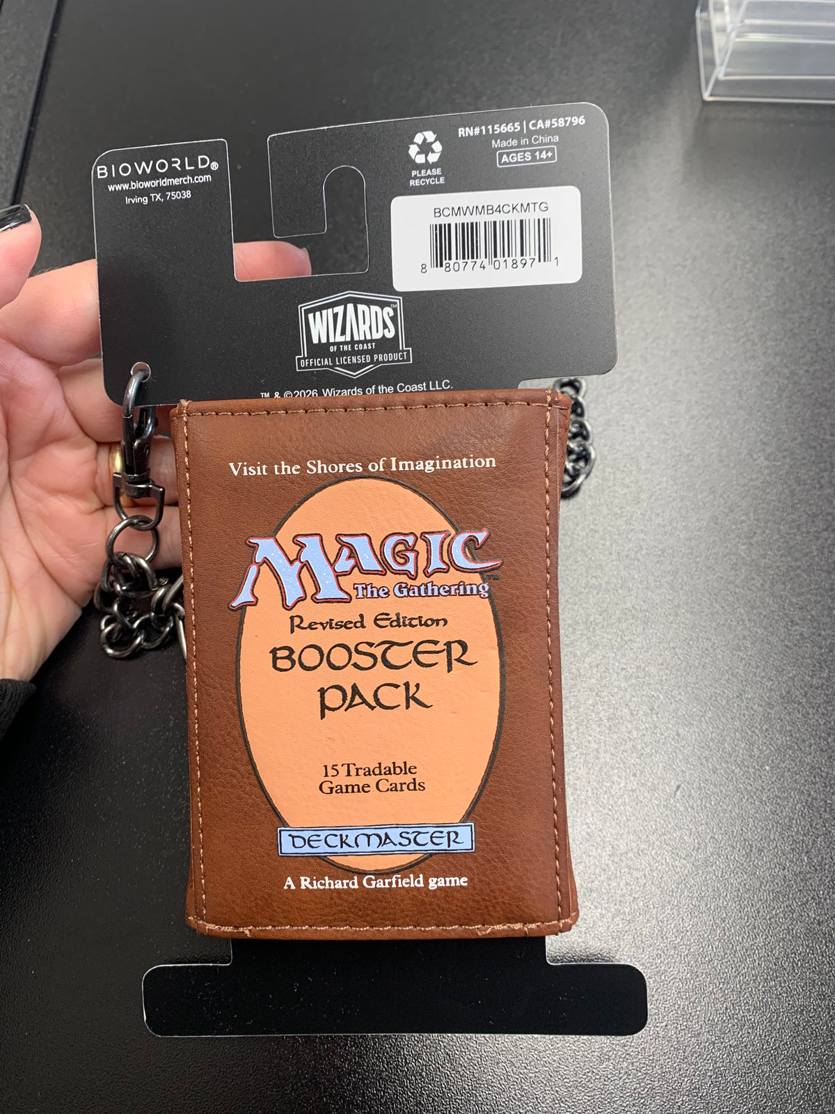 MAGIC THE GATHERING - Booster Pack Wallet with Chain
