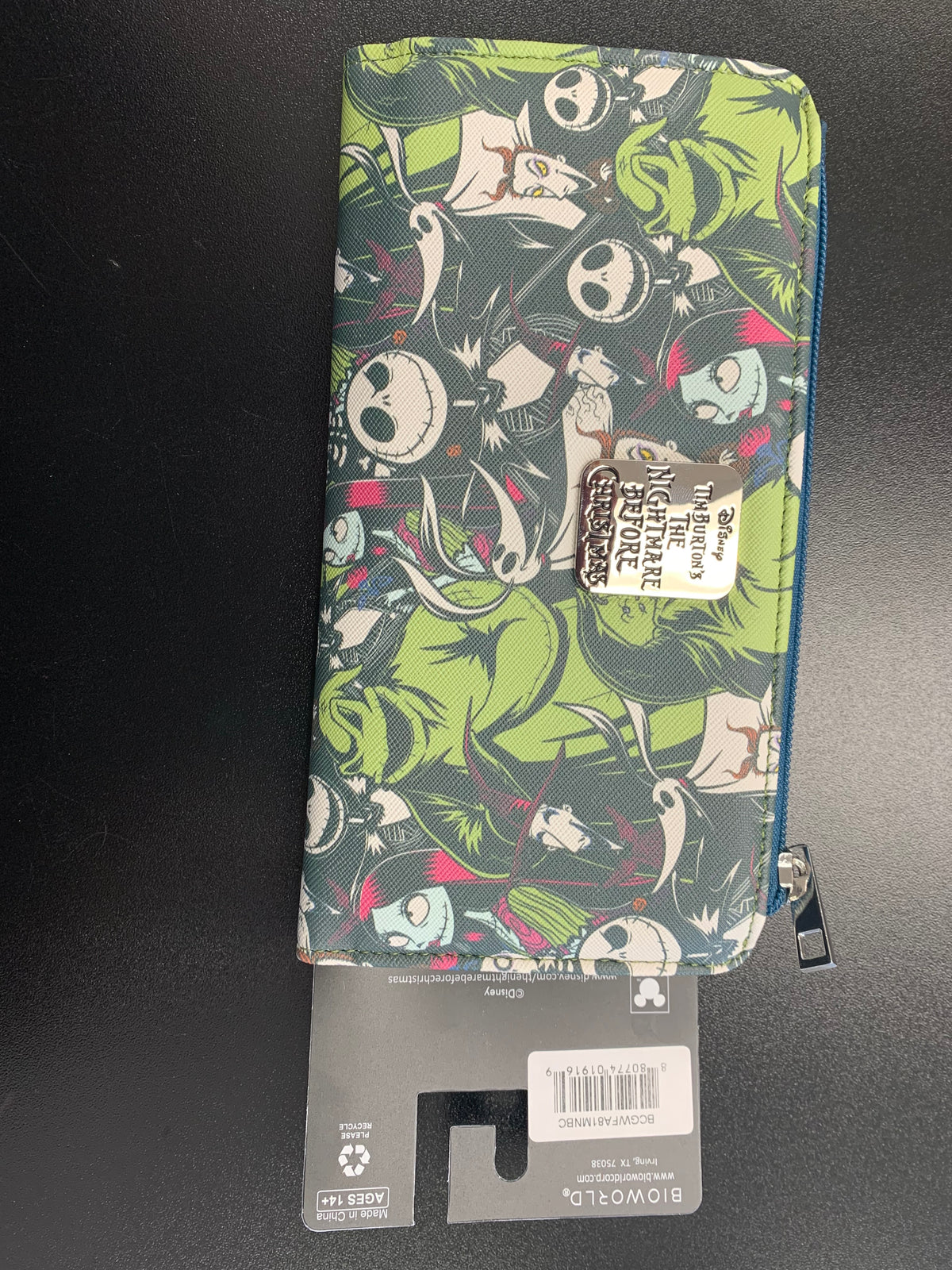 NIGHTMARE BEFORE CHRISTMAS - Jack and Sally Wallet