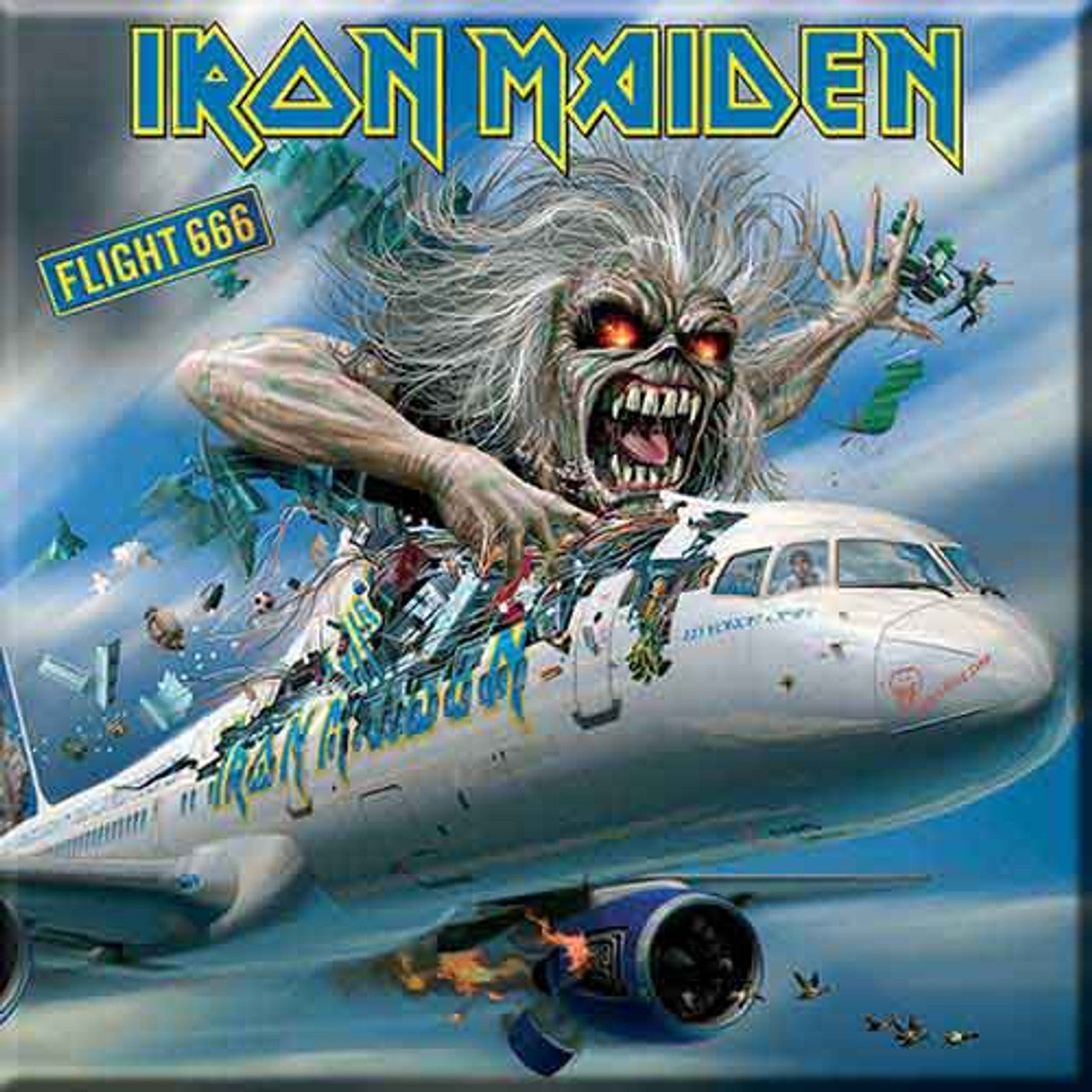 IRON MAIDEN - Fridge Magnet: Flight 666
