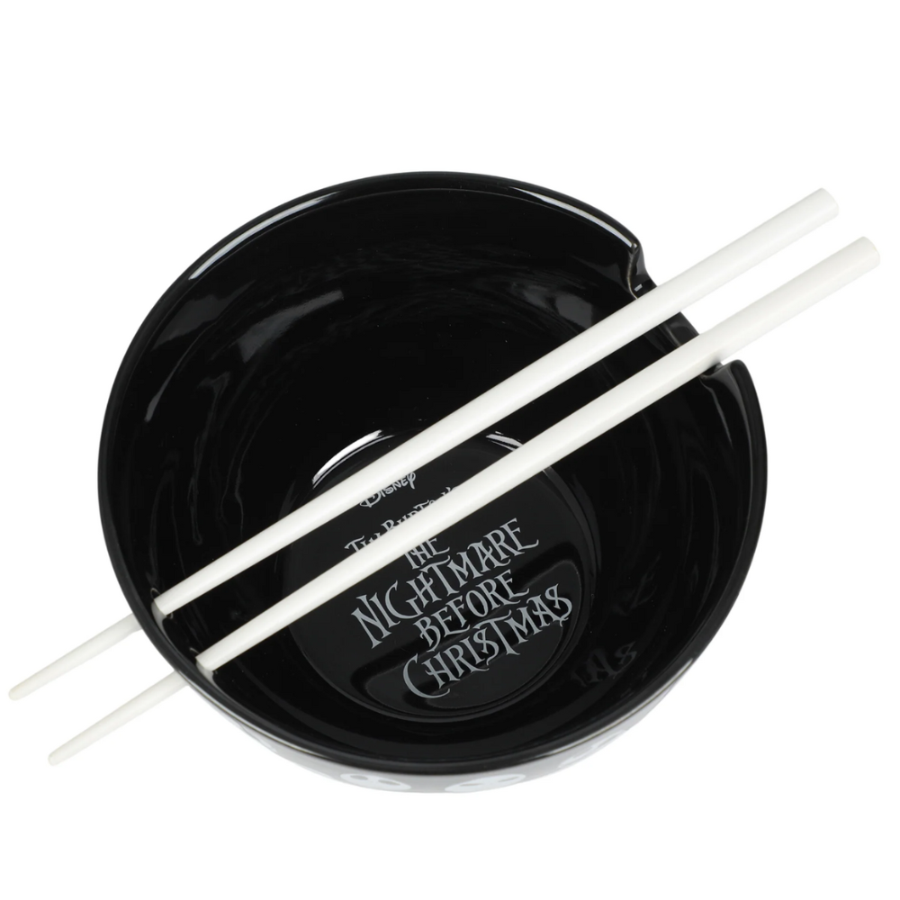 THE NIGHTMARE BEFORE CHRISTMAS - Jack Ramen Bowl with Chopsticks