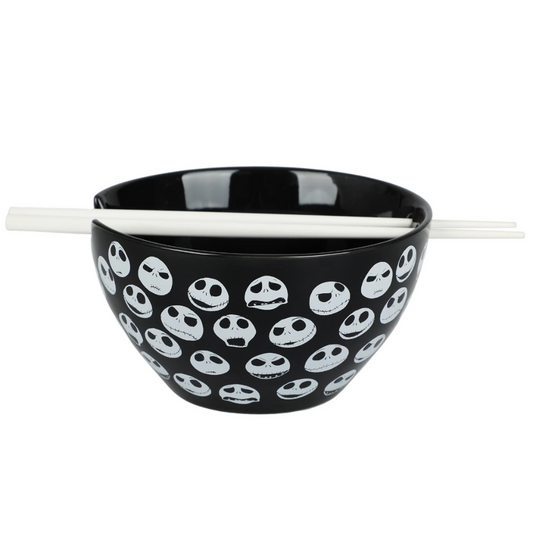 THE NIGHTMARE BEFORE CHRISTMAS - Jack Ramen Bowl with Chopsticks