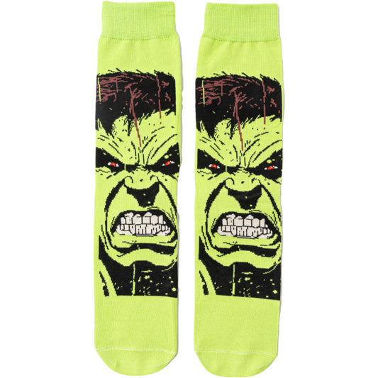 MARVEL UNIVERSE - The Hulk Crew Socks (light green)