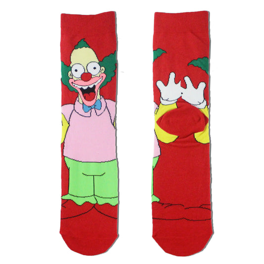 THE SIMPSONS - Krusty the Clown Crew Socks