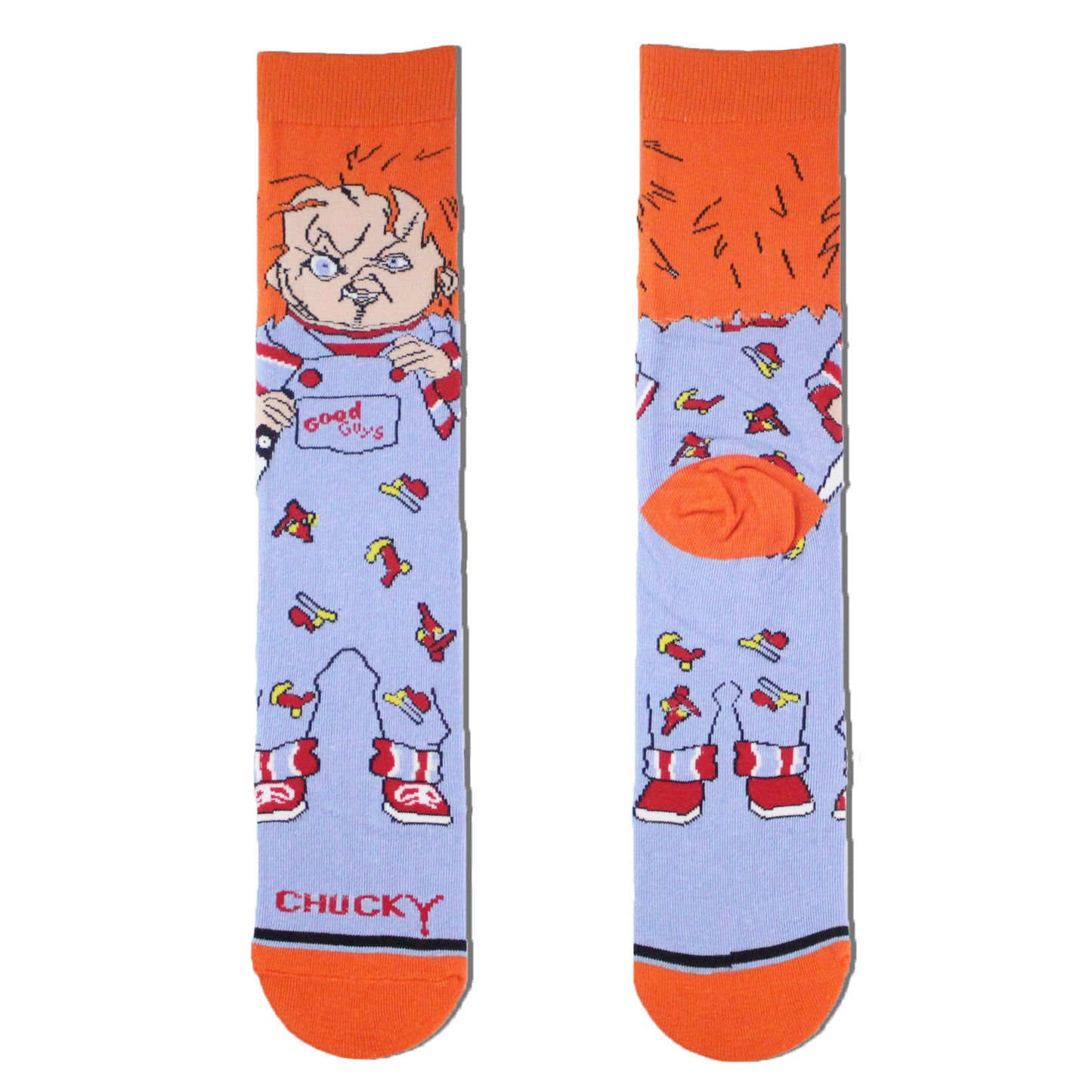 CHILD'S PLAY - Scarred Chucky Crew Socks