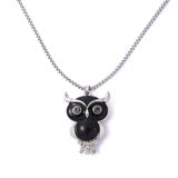Owl Stainless Steel Alloy Plating Pendant Necklace