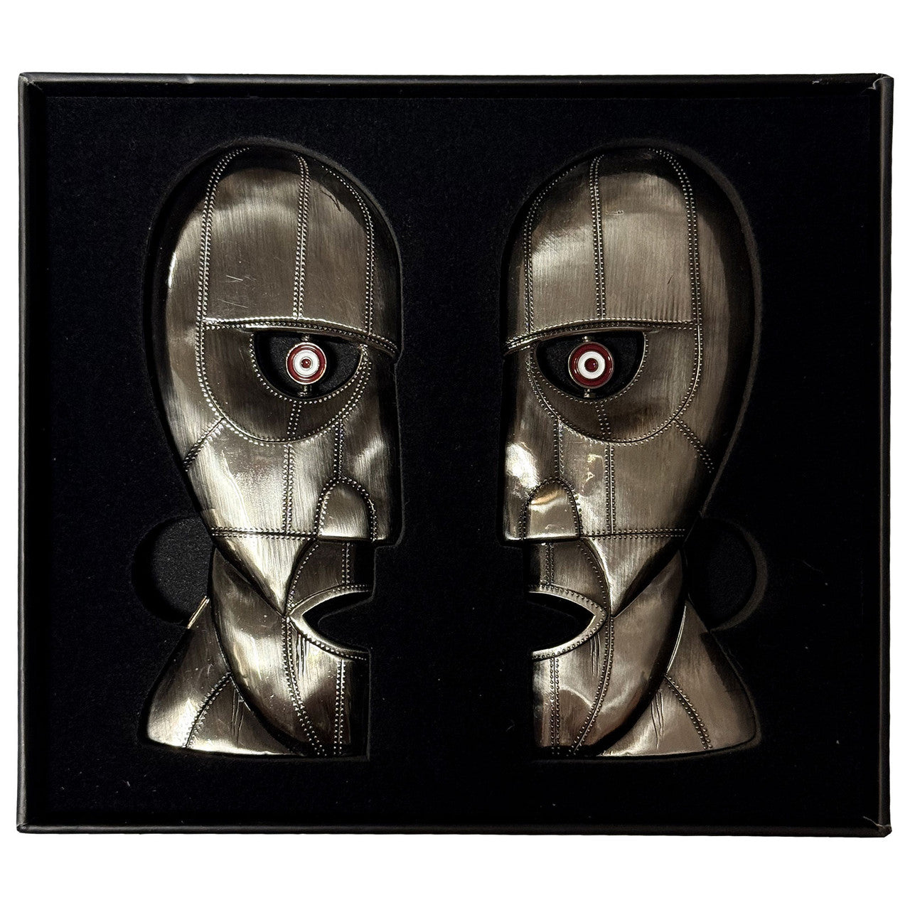 PINK FLOYD - Epoxy Magnet Set: Metal Heads (3D/Spinning Function)